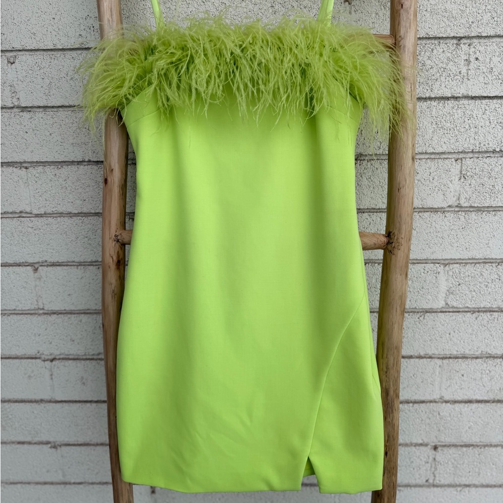 Likely Sharp Green Mini Dress